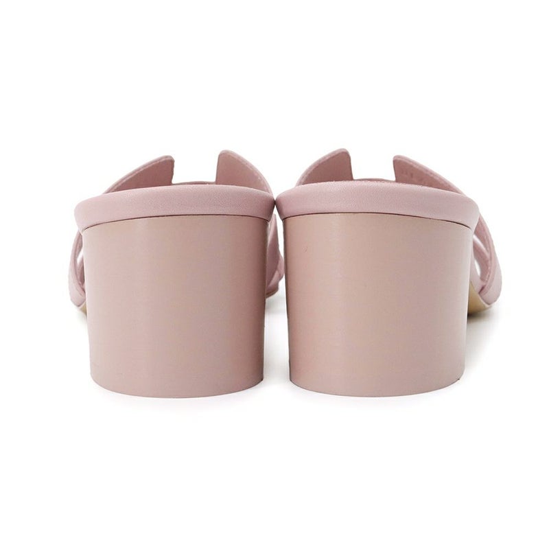 エルメス サンダル オアジス Oasis レザー レディースサイズ37 HERMES 靴