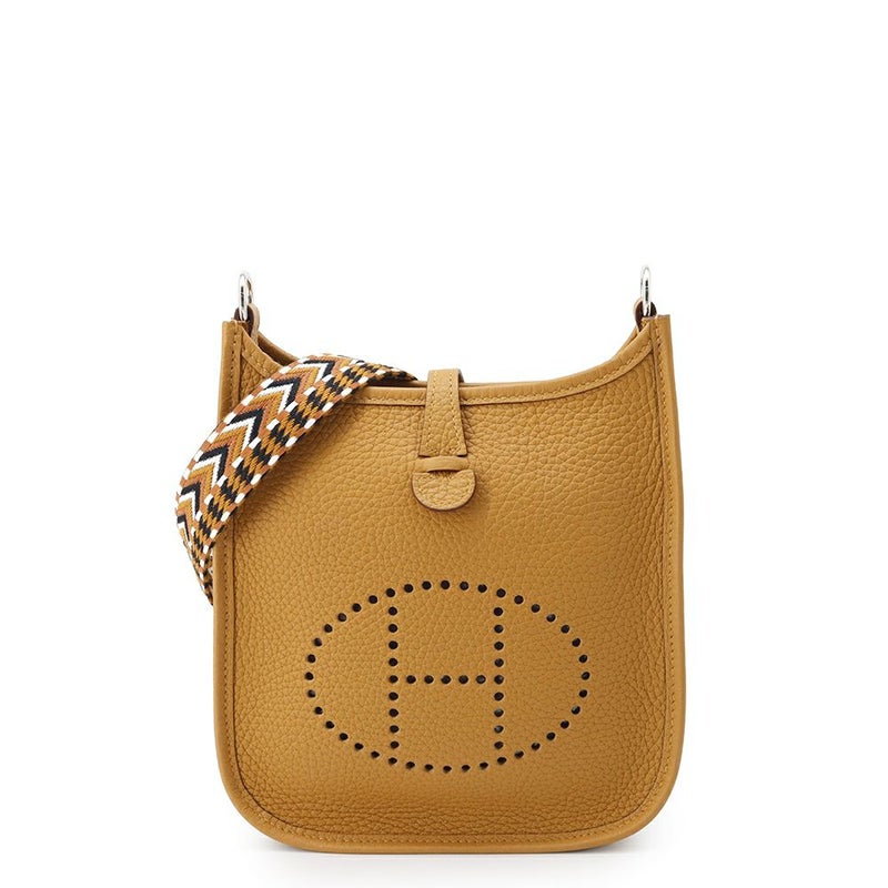 エルメス ショルダーバッグ エブリンTPM マゾン サングル アレグロ セサミ/ホワイト/ブラック/シルバー金具 トリヨンクレマンス U刻印 HERMES