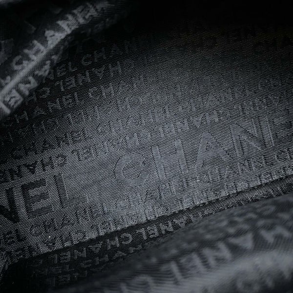 シャネル ハンドバッグ チョコバー レザー CHANEL バッグ 黒
