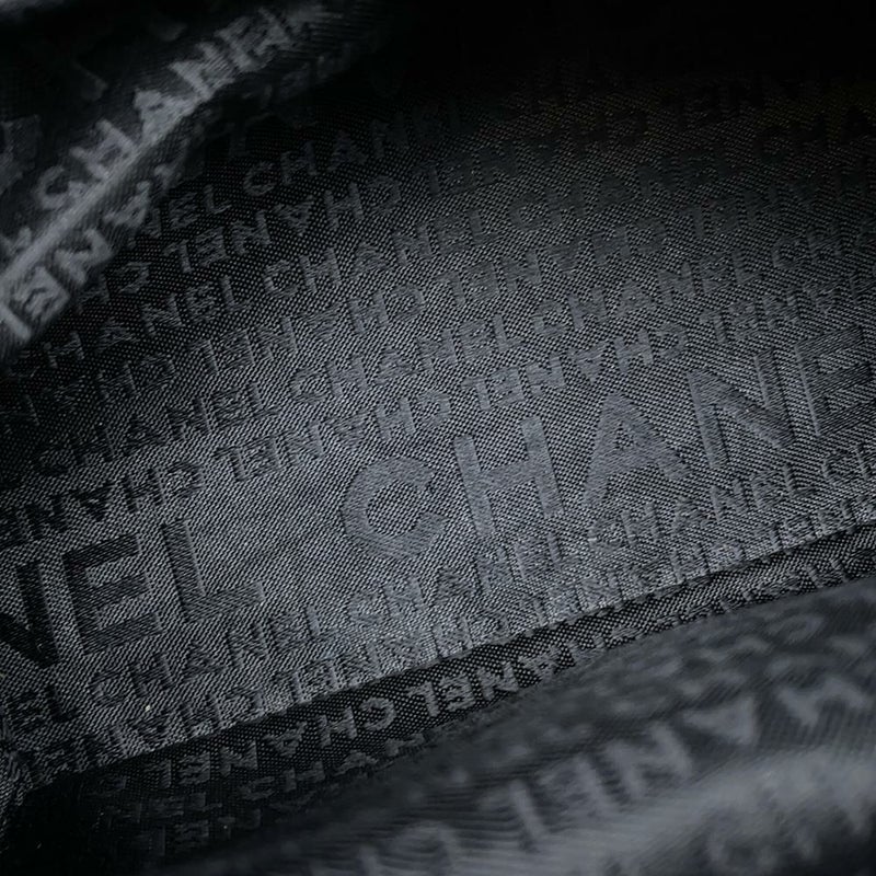 シャネル ハンドバッグ チョコバー レザー CHANEL バッグ 黒