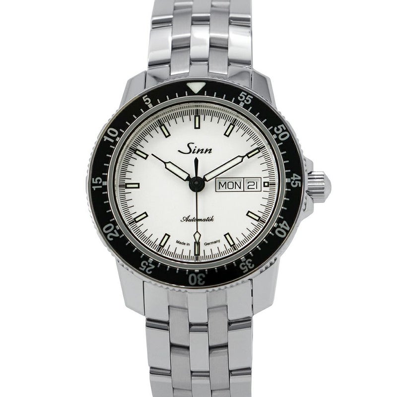 ジン 104 104.ST.SA Sinn 腕時計 白文字盤