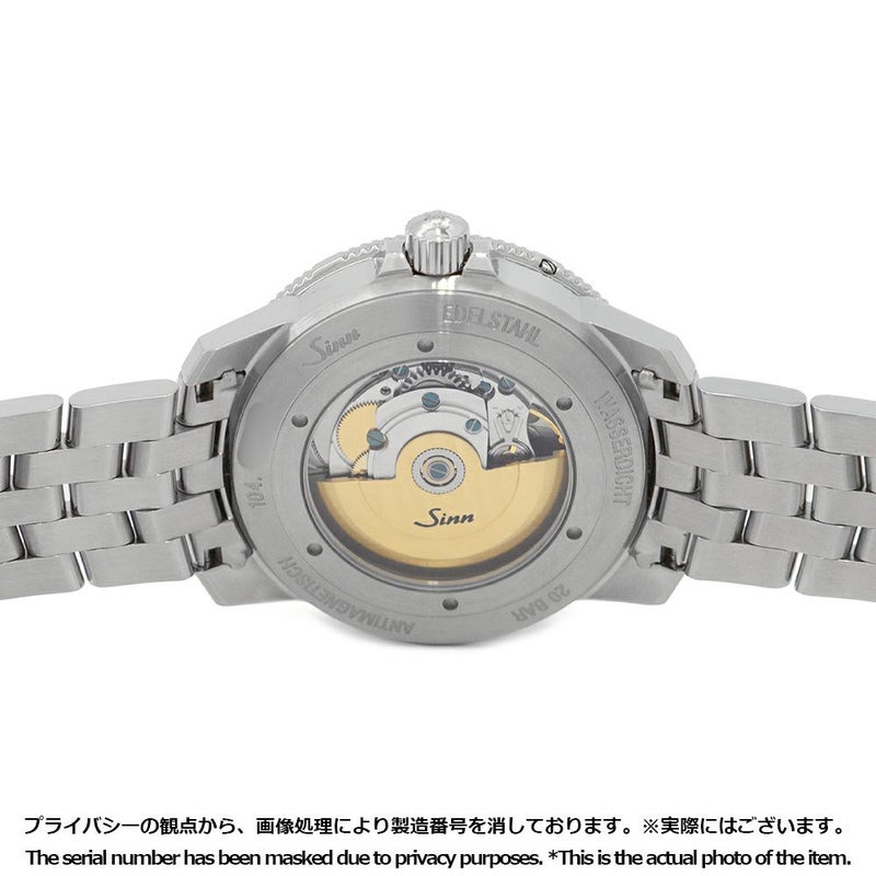 ジン 104 104.ST.SA Sinn 腕時計 白文字盤