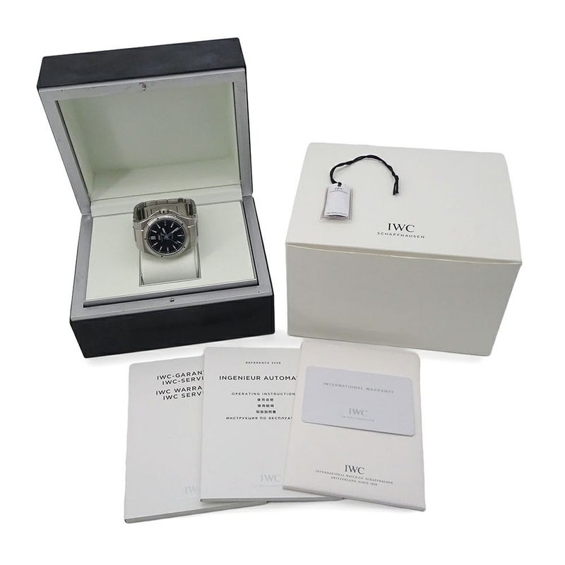 IWC インヂュニア オートマティック IW323902 インジュニア 腕時計 黒文字盤
