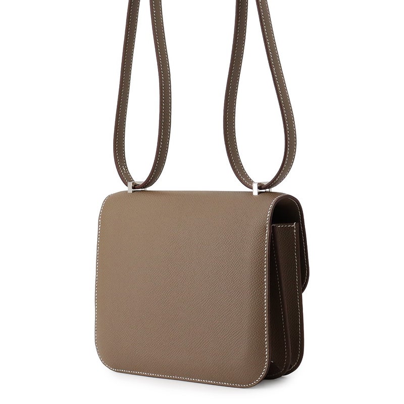 エルメス ショルダーバッグ ミニ コンスタンス3 エトゥープ/シルバー金具 エプソン G刻印 HERMES Constance