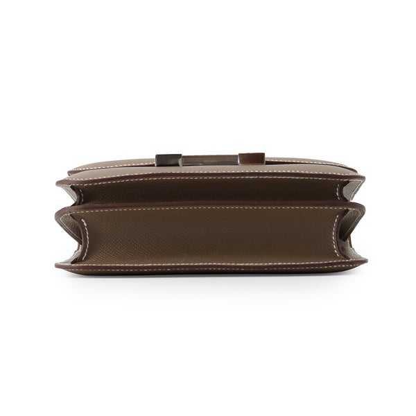 エルメス ショルダーバッグ ミニ コンスタンス3 エトゥープ/シルバー金具 エプソン G刻印 HERMES Constance