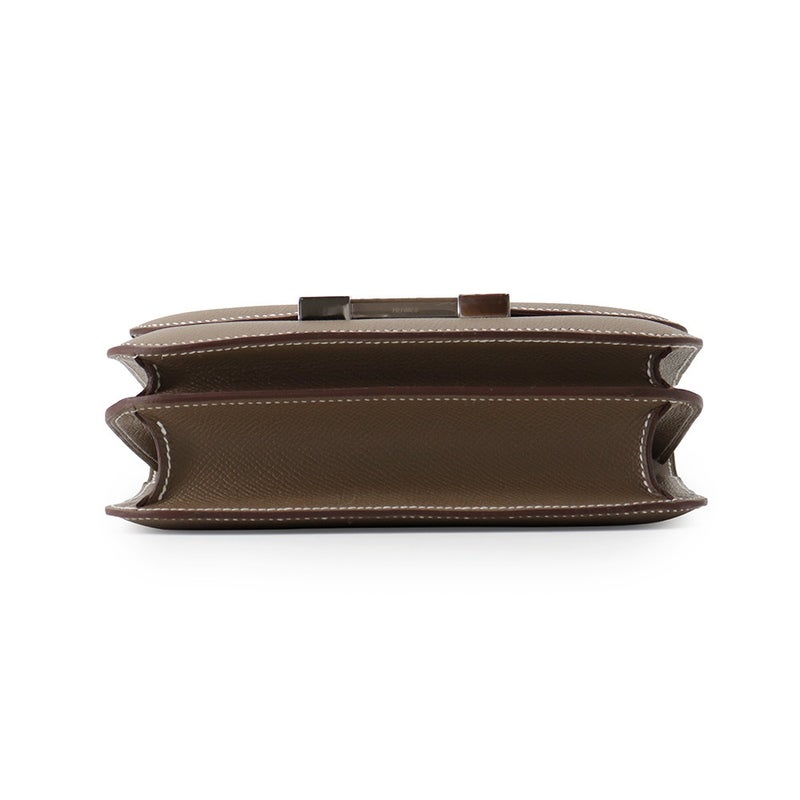 エルメス ショルダーバッグ ミニ コンスタンス3 エトゥープ/シルバー金具 エプソン G刻印 HERMES Constance