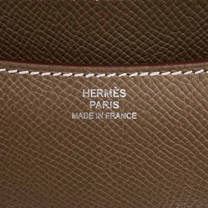 エルメス ショルダーバッグ ミニ コンスタンス3 エトゥープ/シルバー金具 エプソン G刻印 HERMES Constance