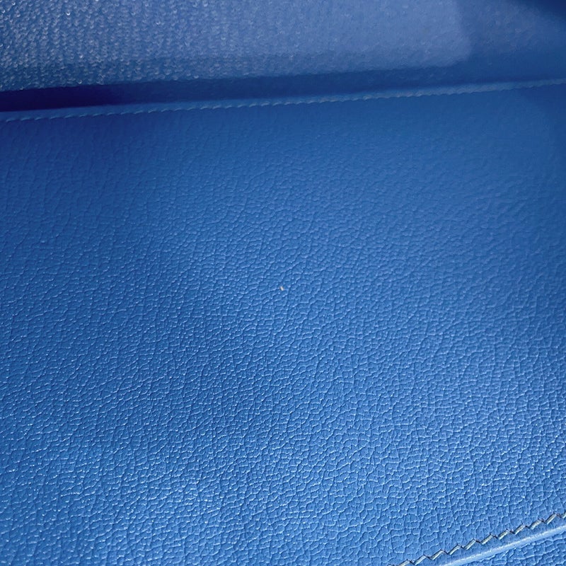 エルメス バーキン30 ブルーパラダイス/シルバー金具 トリヨンクレマンス □R刻印 HERMES Birkin ハンドバッグ