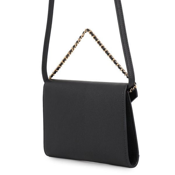 シャネル チェーンショルダーバッグ ストラップ クラッチ バッグ ココマーク グレインド ゴートスキン AP5232 CHANEL 黒