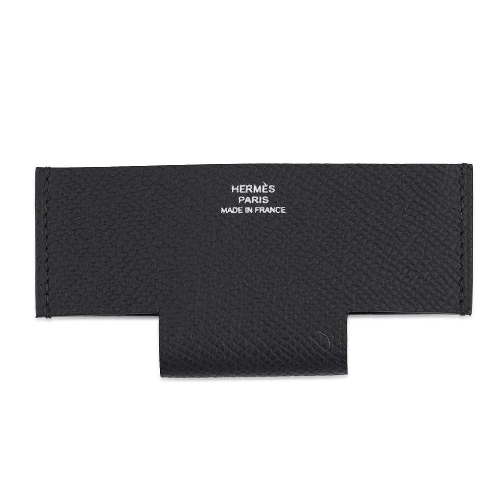 エルメス カードケース H ポケット H Pocket ブラック エプソン K刻印