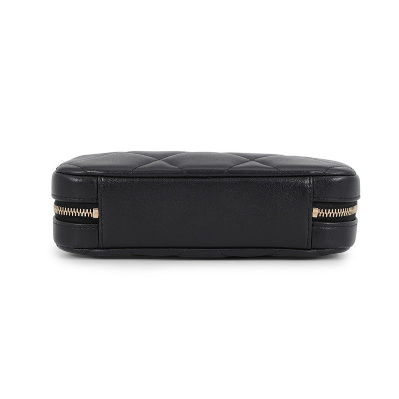 シャネル チェーンショルダーバッグ CHANEL19 ココマーク ラムスキン AP2728 CHANEL バッグ 黒