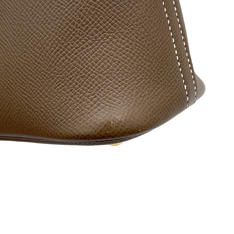エルメス ハンドバッグ ボリード27 エトゥープ/ゴールド金具 エプソン Y刻印 HERMES Bolide 2wayショルダーバッグ
