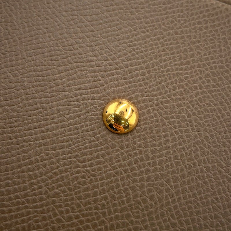 エルメス ハンドバッグ ボリード27 エトゥープ/ゴールド金具 エプソン Y刻印 HERMES Bolide 2wayショルダーバッグ
