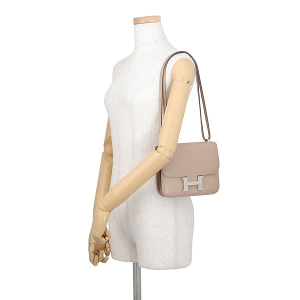 エルメス ショルダーバッグ ミニ コンスタンス3 アルジル/シルバー金具 スイフト T刻印 HERMES Constance