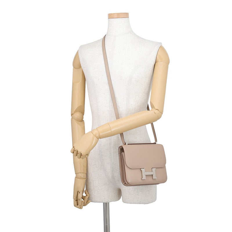 エルメス ショルダーバッグ ミニ コンスタンス3 アルジル/シルバー金具 スイフト T刻印 HERMES Constance