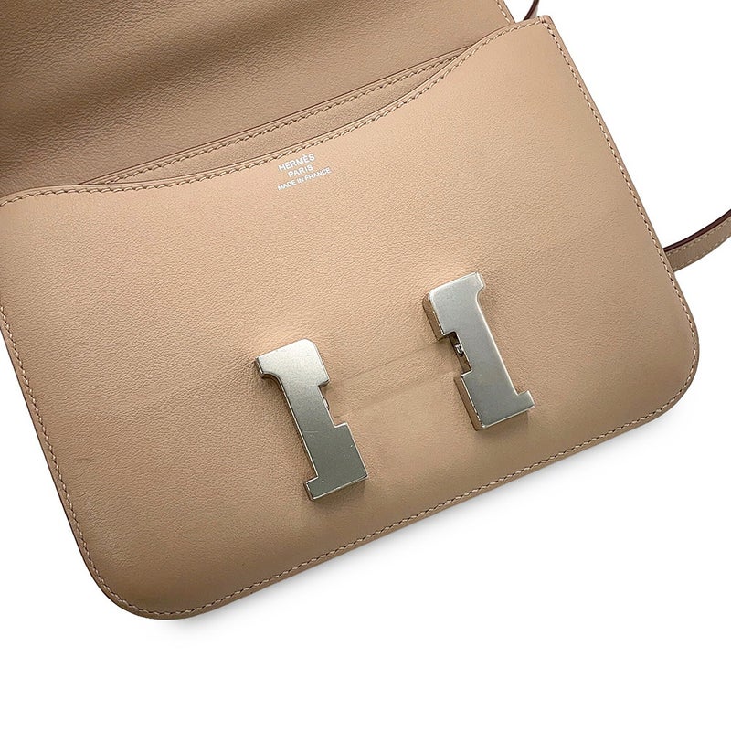 エルメス ショルダーバッグ ミニ コンスタンス3 アルジル/シルバー金具 スイフト T刻印 HERMES Constance