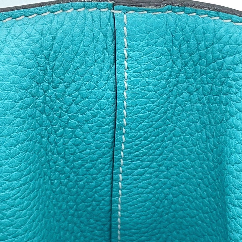 エルメス トートバッグ ドゥブルセンス 28 ブルーアトール/コルヴェール/トリヨンクレマンス/スイフト T刻印 HERMES