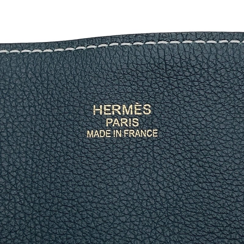 エルメス トートバッグ ドゥブルセンス 28 ブルーアトール/コルヴェール/トリヨンクレマンス/スイフト T刻印 HERMES