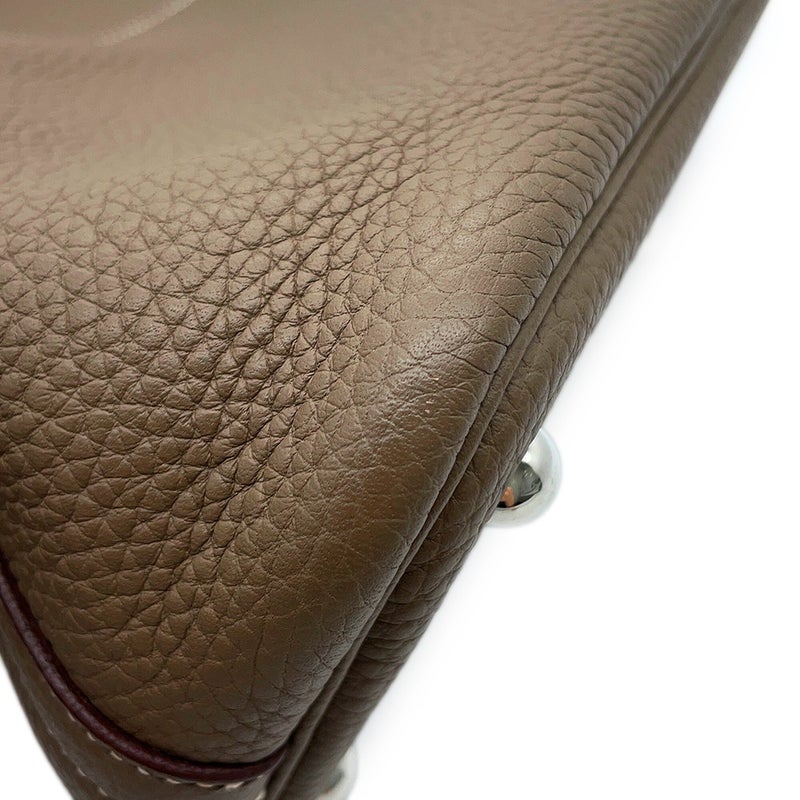 エルメス ハンドバッグ ボリード31 エトゥープ/シルバー金具 トリヨンクレマンス C刻印 HERMES Bolide 2wayショルダーバッグ