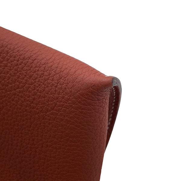 エルメス ショルダーバッグ ヴィドポッシュ シエンヌ/ブリック/ハバナ/シルバー金具 トゴ W刻印