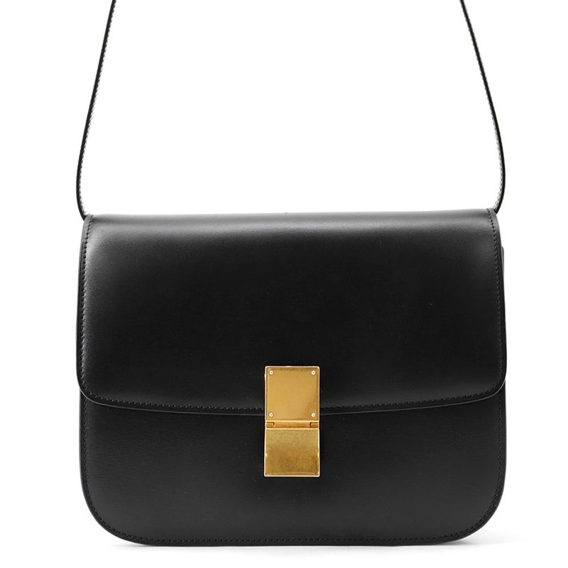 セリーヌ ショルダーバッグ クラシック ボックス ミディアム 164173DLS CELINE 黒