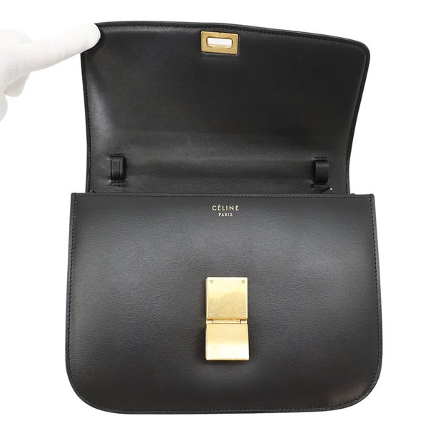セリーヌ ショルダーバッグ クラシック ボックス ミディアム 164173DLS CELINE 黒