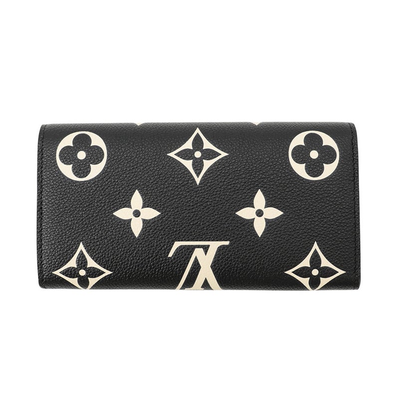 ルイヴィトン 長財布 モノグラム・アンプラント ポルトフォイユ・サラ M80496 LOUIS VUITTON ブラック 黒