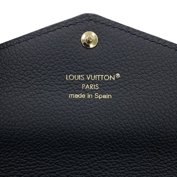 ルイヴィトン 長財布 モノグラム・アンプラント ポルトフォイユ・サラ M80496 LOUIS VUITTON ブラック 黒