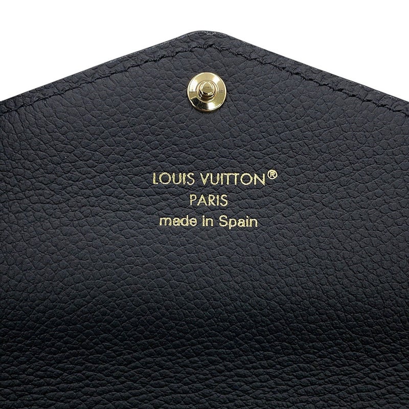 ルイヴィトン 長財布 モノグラム・アンプラント ポルトフォイユ・サラ M80496 LOUIS VUITTON ブラック 黒
