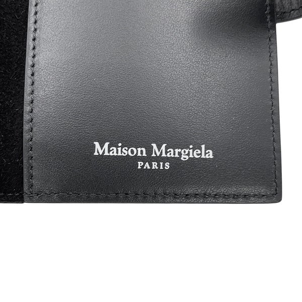 メゾンマルジェラ カードケース  4ステッチ ジップカードホルダー カーフレザー SA2VX0009 Maison Margiela 財布 黒