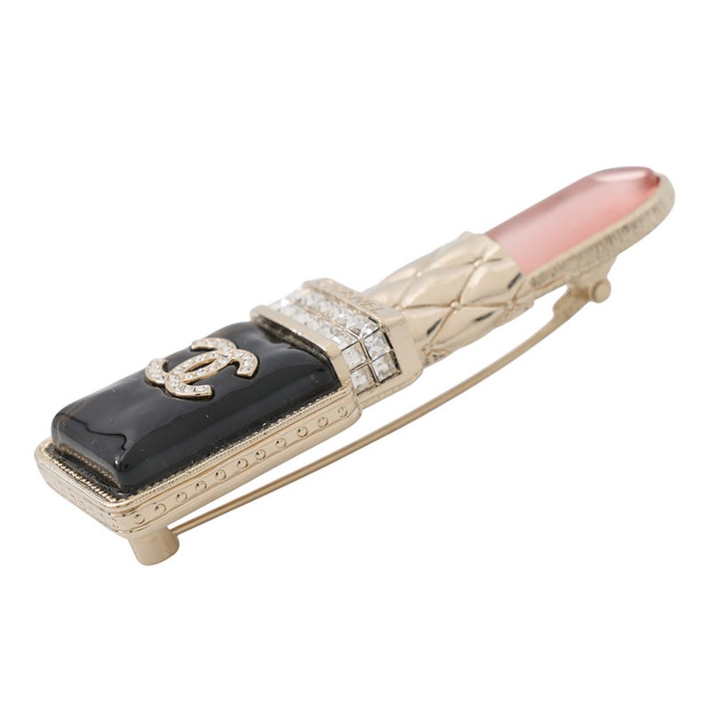 シャネル ブローチ ココマーク リップスティック モチーフ ラインストーン A22 C AB7677 CHANEL 口紅 アクセサリー