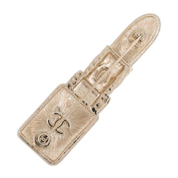 シャネル ブローチ ココマーク リップスティック モチーフ ラインストーン A22 C AB7677 CHANEL 口紅 アクセサリー