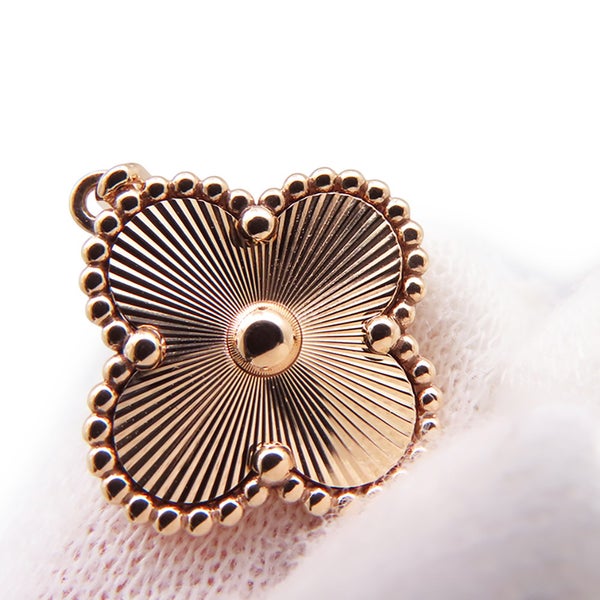 ヴァンクリーフ＆アーペル ブレスレット ヴィンテージ アルハンブラ ブレスレット 5モチーフ カーネリアン ギヨシェ K18PG VCARP7RP00