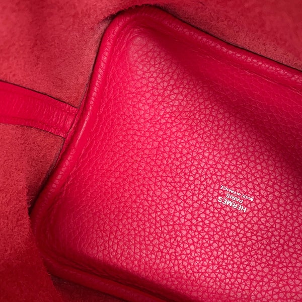エルメス ハンドバッグ ピコタンロックPM ローズエクストリーム/シルバー金具 トリヨンクレマンス A刻印 HERMES