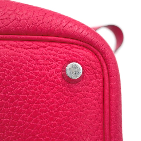 エルメス ハンドバッグ ピコタンロックPM ローズエクストリーム/シルバー金具 トリヨンクレマンス A刻印 HERMES