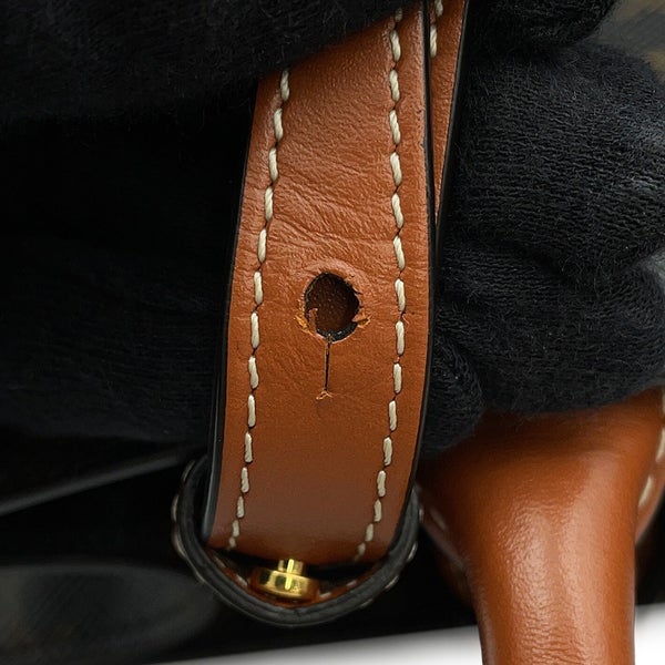 セリーヌ ハンドバッグ トリオンフ スモール バーティカル カバ PVC レザー 191542BZK CELINE 2wayショルダーバッグ