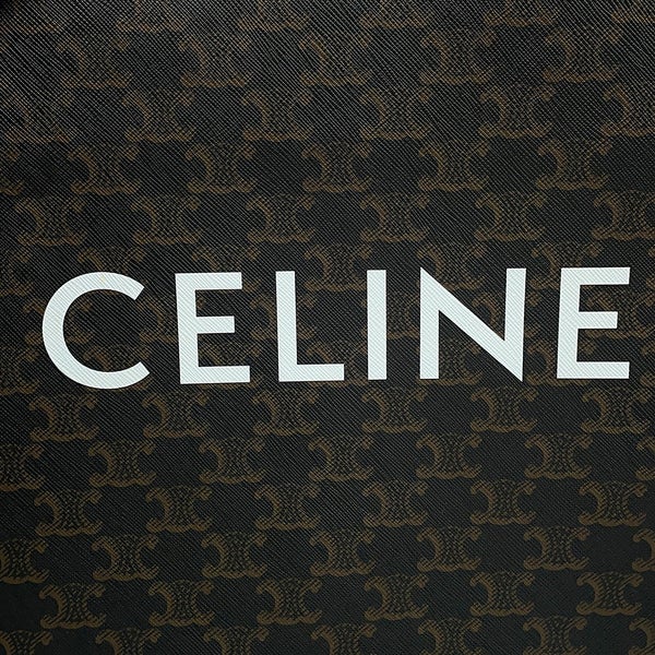 セリーヌ ハンドバッグ トリオンフ スモール バーティカル カバ PVC レザー 191542BZK CELINE 2wayショルダーバッグ
