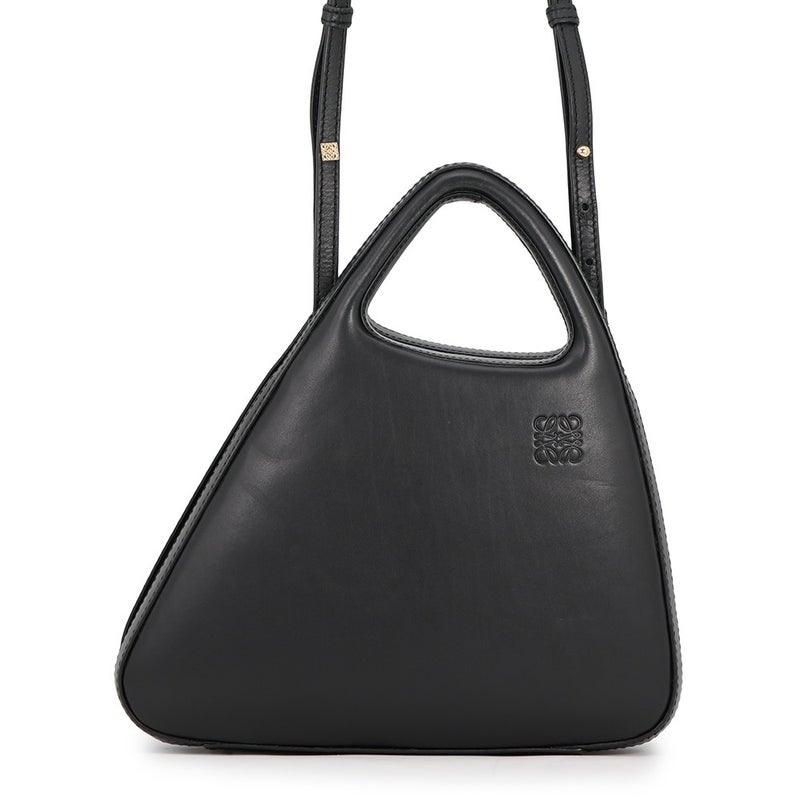 ロエベ ハンドバッグ アーキテクト A バッグ ソフトナチュラルカーフスキン LOEWE 2wayショルダーバッグ 黒
