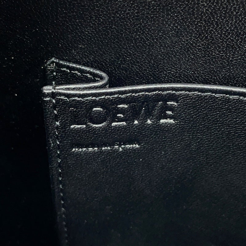 ロエベ ハンドバッグ アーキテクト A バッグ ソフトナチュラルカーフスキン LOEWE 2wayショルダーバッグ 黒