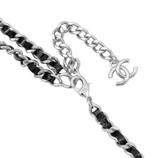 シャネル ネックレス ココマーク チェーンロングネックレス ABF162 B 25 P CHANEL アクセサリー 黒