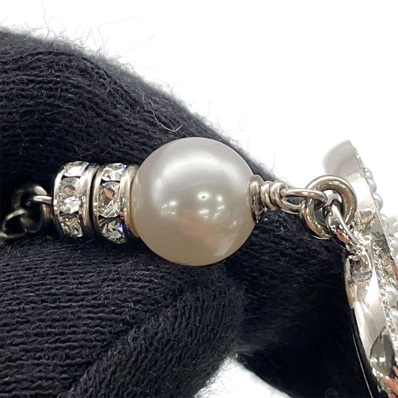 シャネル ネックレス ココマーク フェイクパール ラインストーン  CHANEL アクセサリー