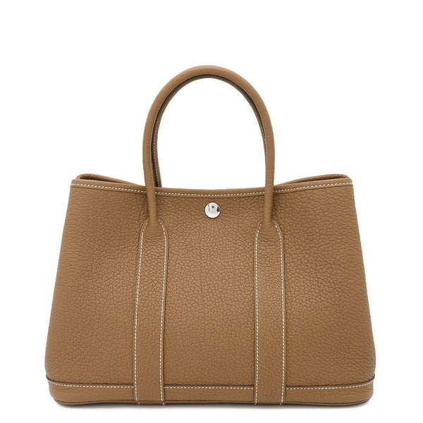 エルメス トートバッグ ガーデンパーティTPM ゴールド/シルバー金具 ネゴンダ B刻印