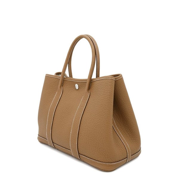 エルメス トートバッグ ガーデンパーティTPM ゴールド/シルバー金具 ネゴンダ B刻印