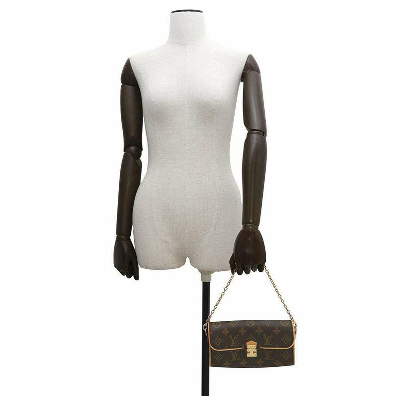 ルイヴィトン チェーンショルダーバッグ モノグラム・キャンバス ポシェット・カミーユ M13566 ブラウン 3way