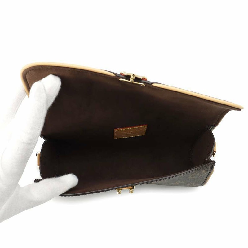 ルイヴィトン チェーンショルダーバッグ モノグラム・キャンバス ポシェット・カミーユ M13566 ブラウン 3way