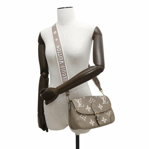 ルイヴィトン ショルダーバッグ モノグラム・アンプラント ディアヌ M46583 LOUIS VUITTON 2way バイカラー