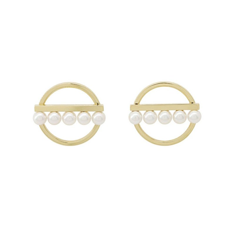 タサキ ピアス バランス ディヴァイン あこや真珠 K18YGイエローゴールド E-4140-18KYG TASAKI ジュエリー