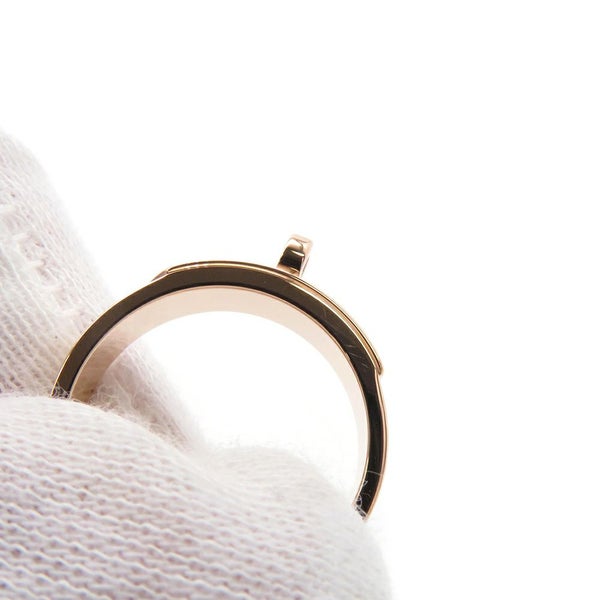 エルメス リング ケリーPM ダイヤモンド 4P 計0.02ct K18PGピンクゴールド リングサイズ50 HERMES ジュエリー 指輪