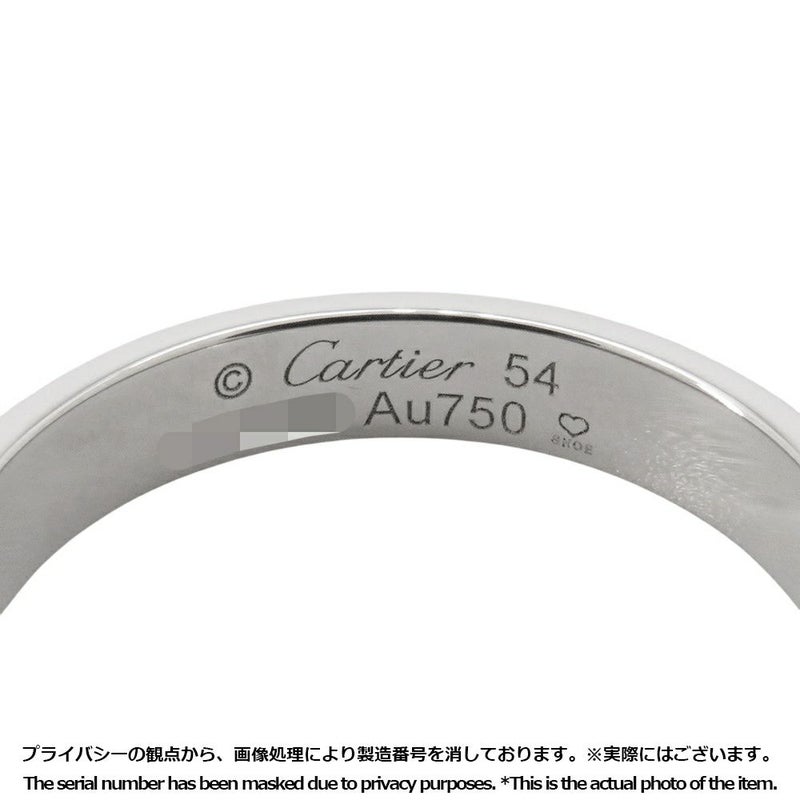 カルティエ リング ラブ スモールモデル K18WGホワイトゴールド リングサイズ54 B4085100 Cartier LOVE ジュエリー 指輪