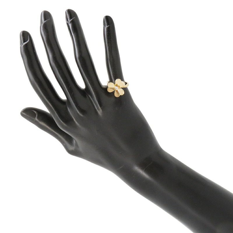 ヴァンクリーフ&アーペル リング フリヴォル 1フラワー SM ダイヤモンド 0.08ct K18YG リングサイズ49 VCARP2DS00